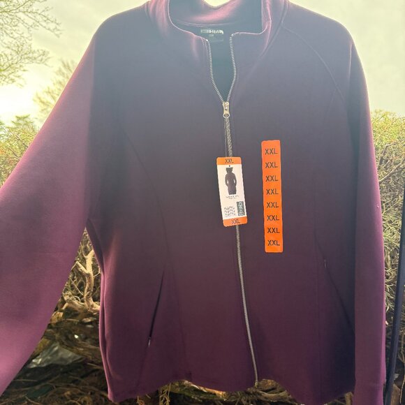 32 Degree Women's XXL Purple Zip Front Jacket NWT - Picture 2 of 7
